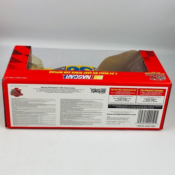 Nascar m&m's #36 Die Cast Stock Car Replica 1:24 Scale Ernie Irvan 1999‎ New - Picture 4 of 4